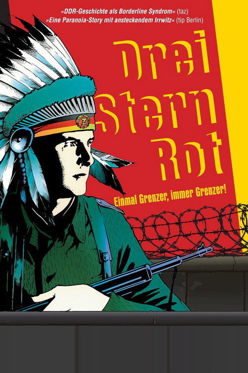 Poster von Drei Stern Rot