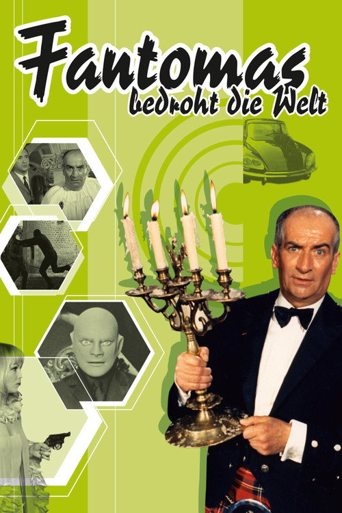 Poster von Fantomas bedroht die Welt