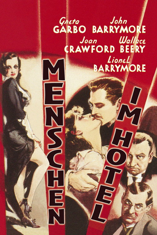 Poster von Menschen im Hotel