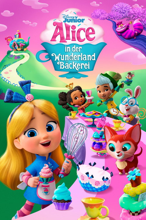 Poster von Alice in der Wunderland-Bäckerei