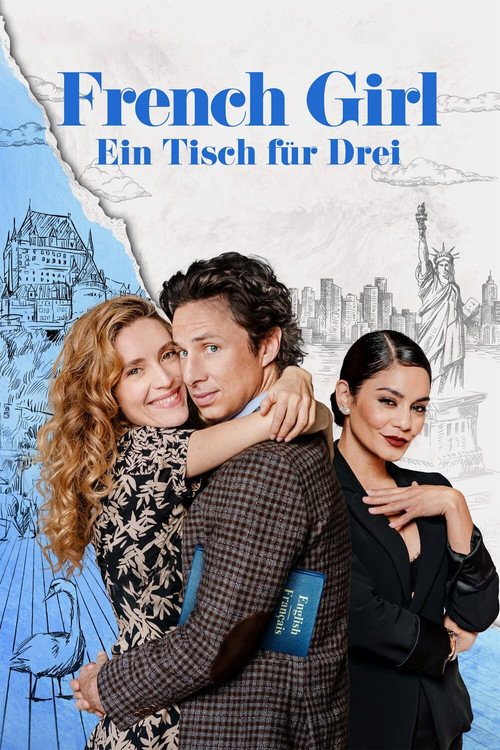 Poster von French Girl - Ein Tisch für Drei