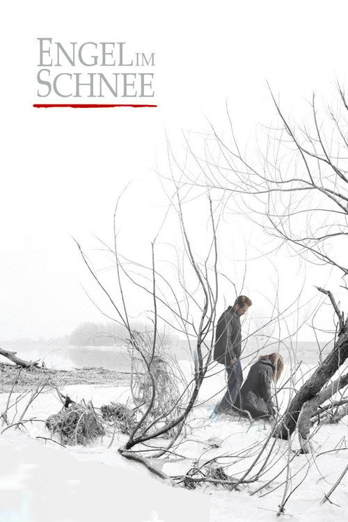 Poster von Engel im Schnee
