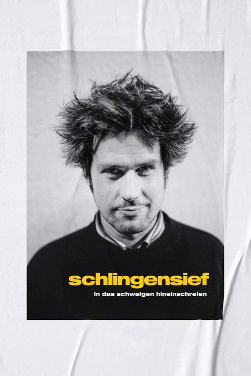 Poster von Schlingensief – In das Schweigen hineinschreien