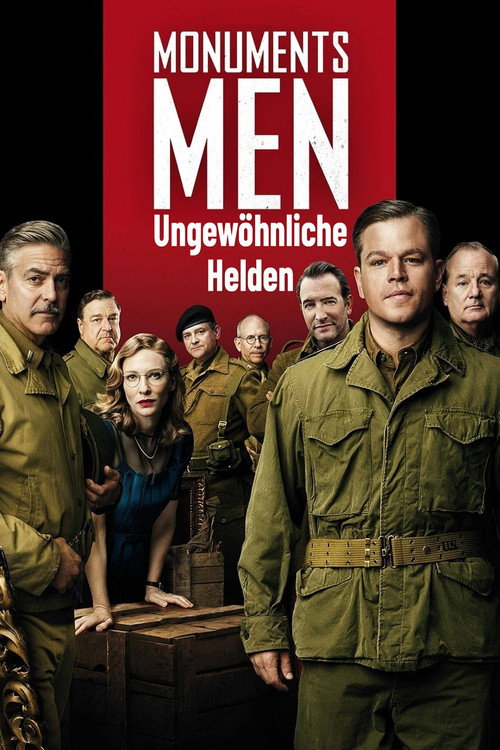 Poster von Monuments Men - Ungewöhnliche Helden