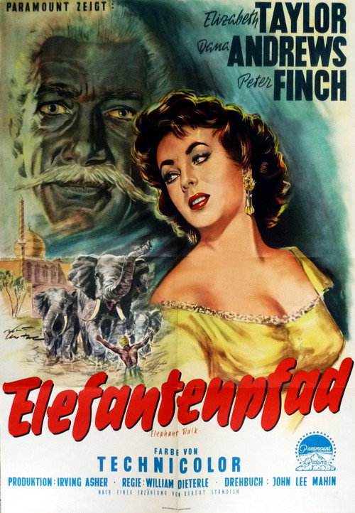 Poster von Elefantenpfad