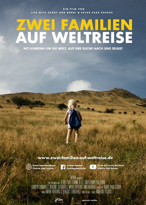 Poster von Zwei Familien auf Weltreise
