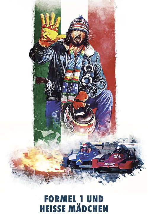 Poster von Formel 1 und heiße Mädchen