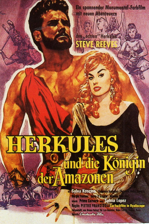 Poster von Herkules und die Königin der Amazonen