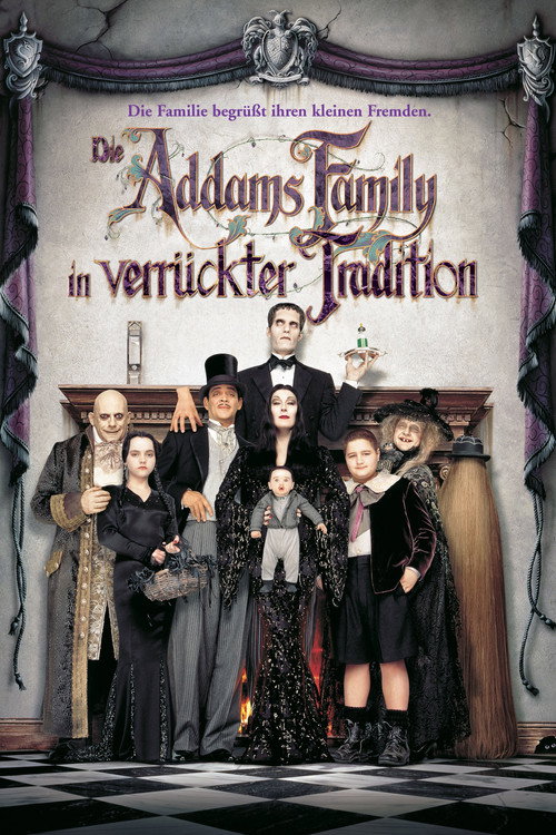 Poster von Die Addams Family in verrückter Tradition