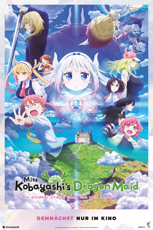 Poster von Miss Kobayashi's Dragon Maid: Ein einsamer Drache sehnt sich nach Liebe