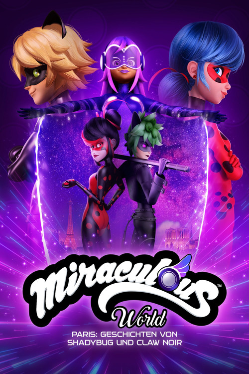 Poster von Miraculous World: Paris, Geschichten von Shadybug und Claw Noir