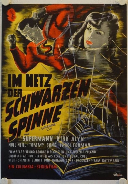 Poster von Im Netz der schwarzen Spinne