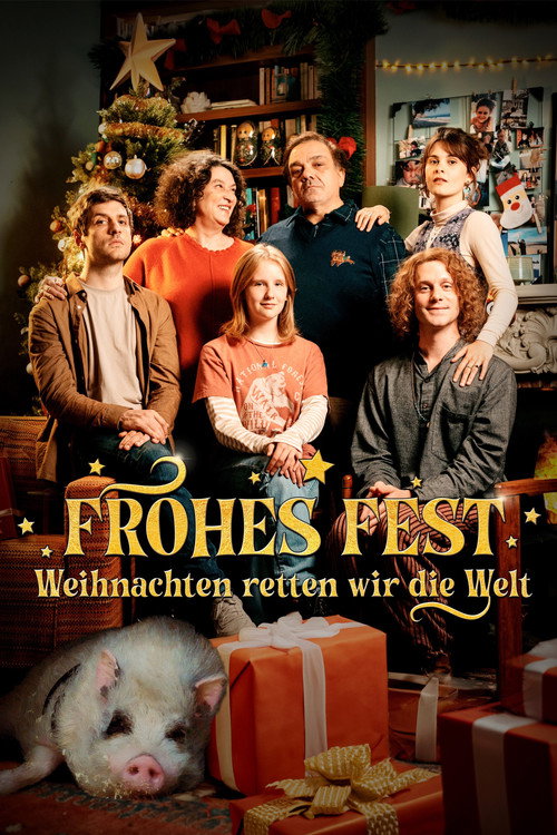 Poster von Frohes Fest - Weihnachten retten wir die Welt
