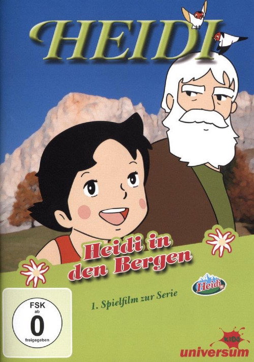 Poster von Heidi in den Bergen
