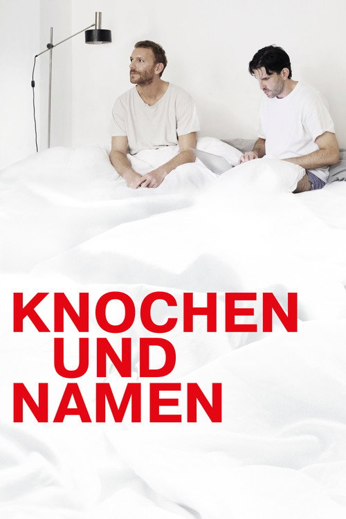 Poster von Knochen und Namen