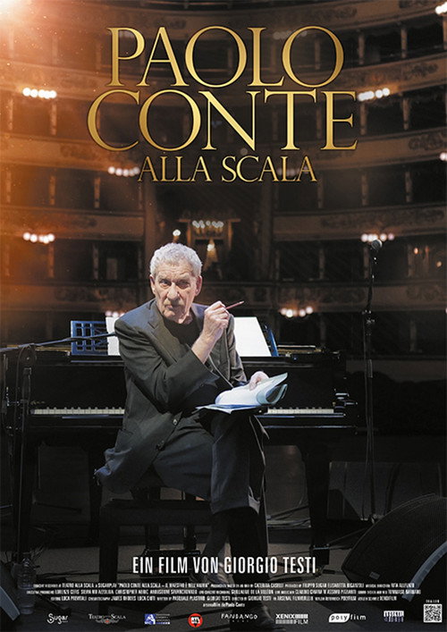 Poster von Paolo Conte alla Scala