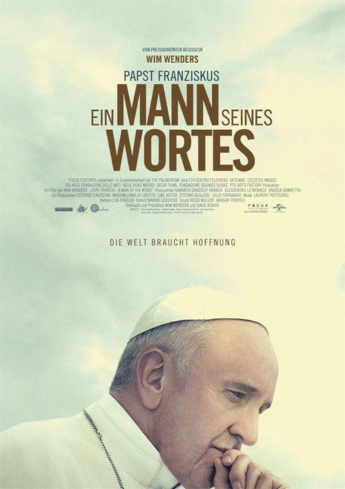 Poster von Papst Franziskus: Ein Mann seines Wortes