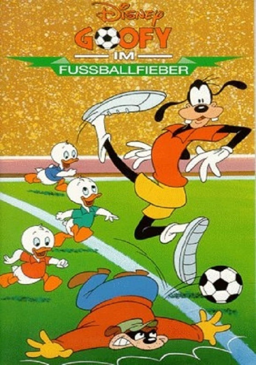 Poster von Goofy im Fussballfieber