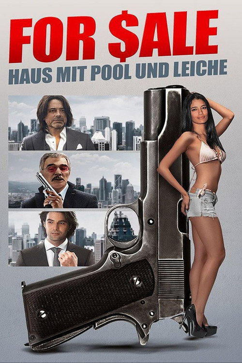 Poster von For Sale - Haus mit Pool und Leiche