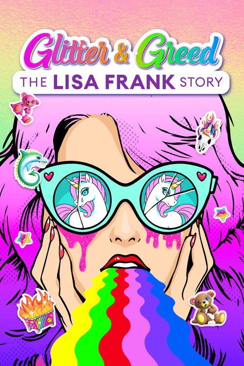 Poster for Glitter and Greed: The Lisa Frank Story
