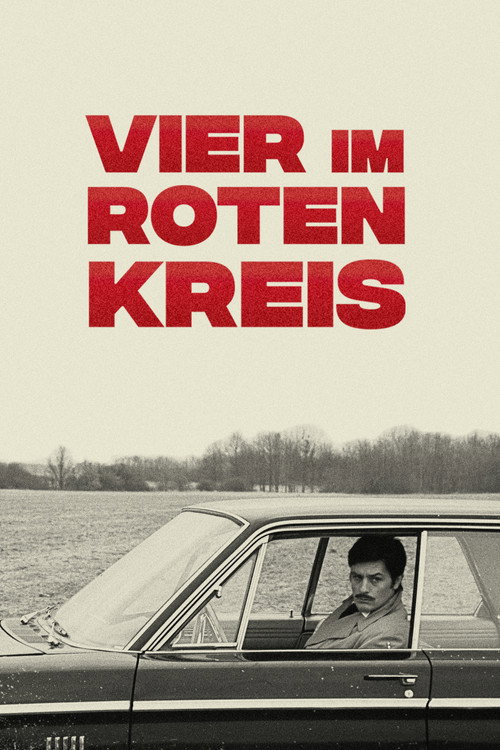 Poster von Vier im roten Kreis