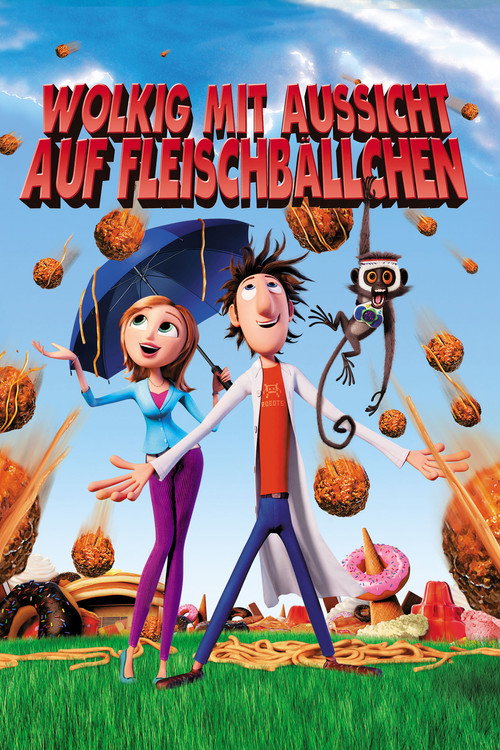 Poster von Wolkig mit Aussicht auf Fleischbällchen