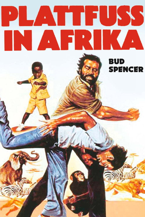 Poster von Plattfuss in Afrika