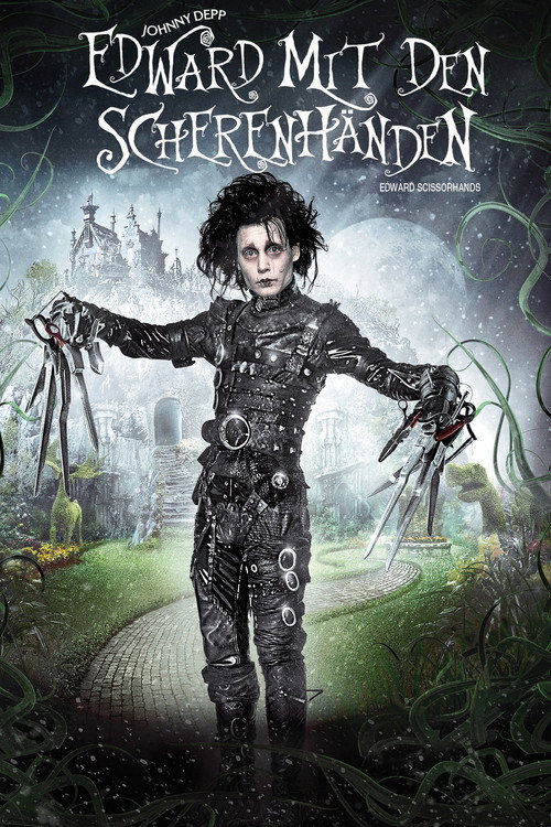 Poster von Edward mit den Scherenhänden