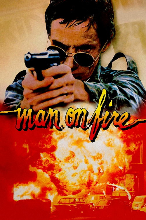 Poster von Mann unter Feuer