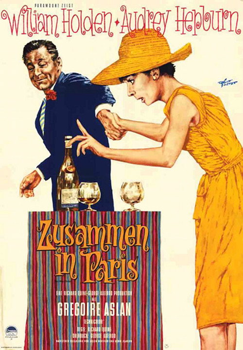 Poster von Zusammen in Paris
