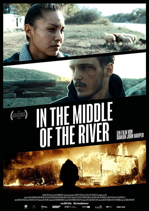 Poster von In der Mitte des Flusses