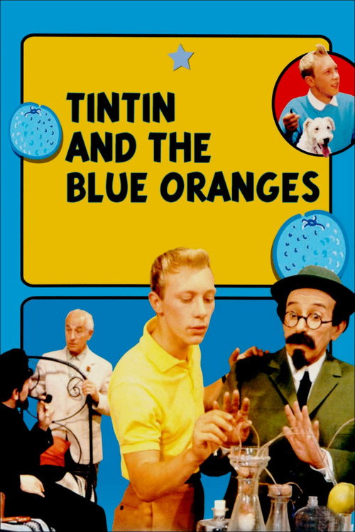Poster for Tintin and the Blue Oranges