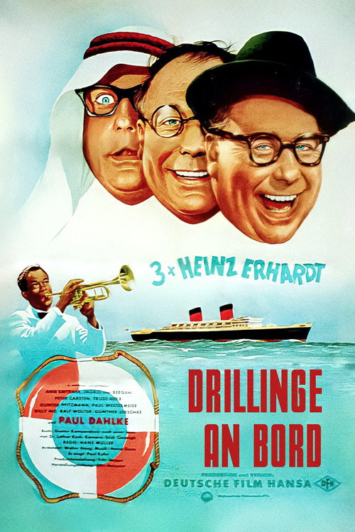 Poster von Drillinge an Bord