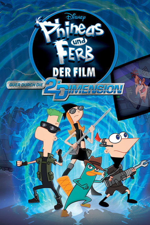 Poster von Phineas und Ferb - Quer durch die 2. Dimension