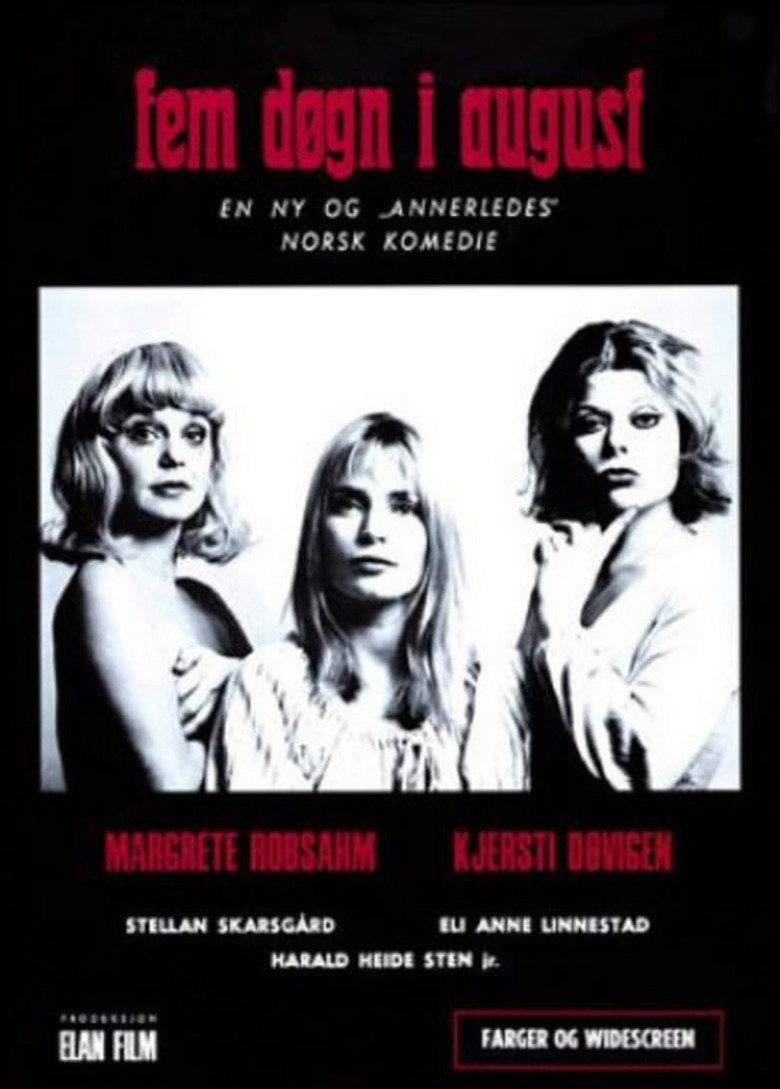 Fem døgn i august (1973) TMDB poster