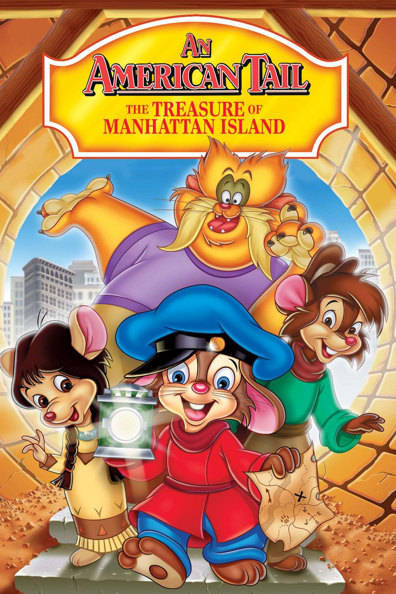 Американський хвіст: Скарби острова Мангеттен / An American Tail: The Treasure of Manhattan Island (1998) TMDB poster