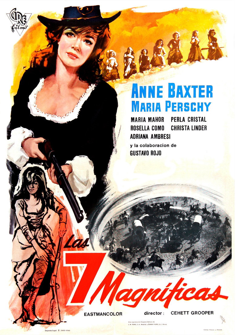 Las 7 magnificas (1966) TMDB poster