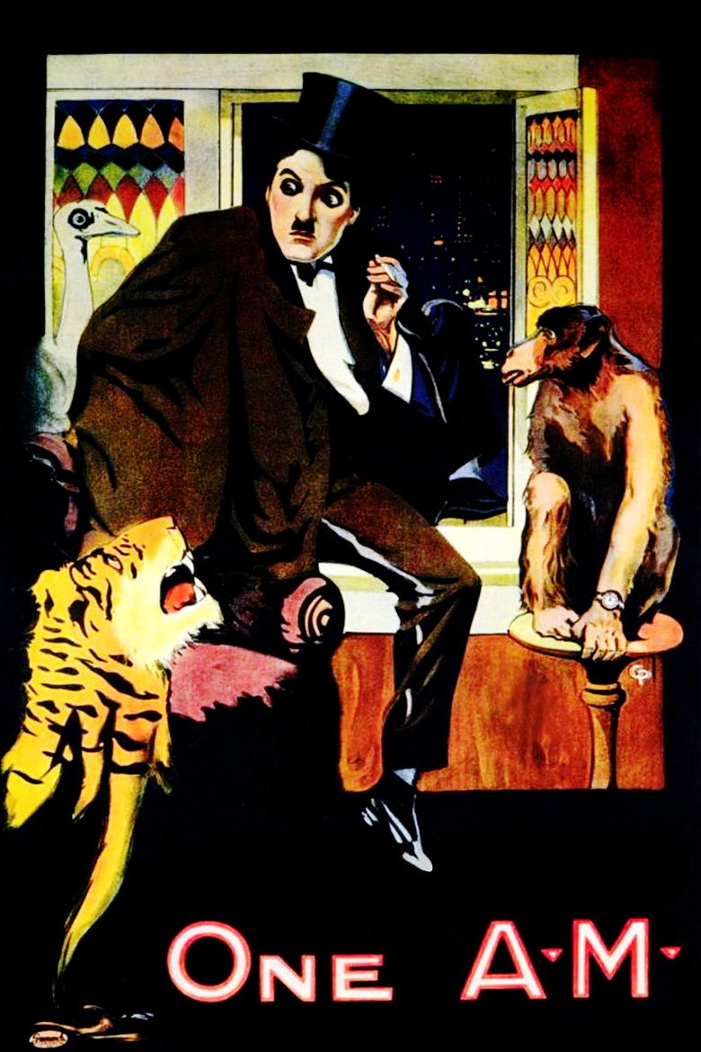 Година ночі / One A.M. (1916) TMDB poster