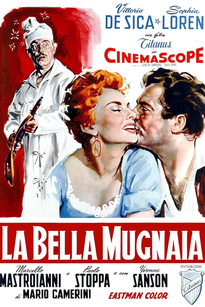 Прекрасна мельничиха / La bella mugnaia (1955) TMDB poster
