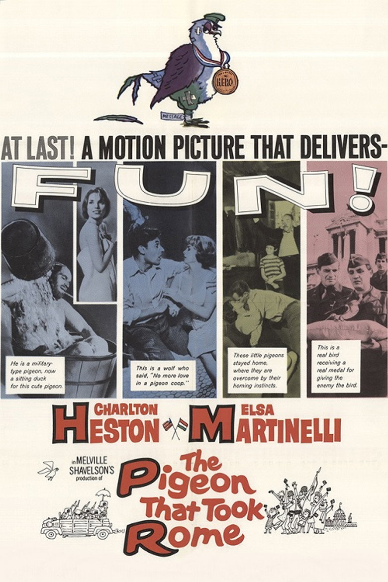 The Pigeon That Took Rome (1962) TMDB poster