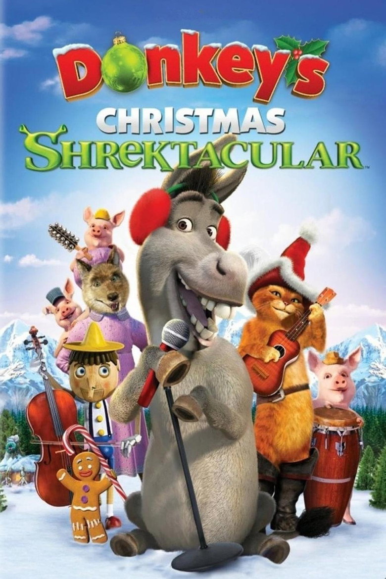 Різдвяний шректакль віслюка / Donkey's Christmas Shrektacular (2010) TMDB poster
