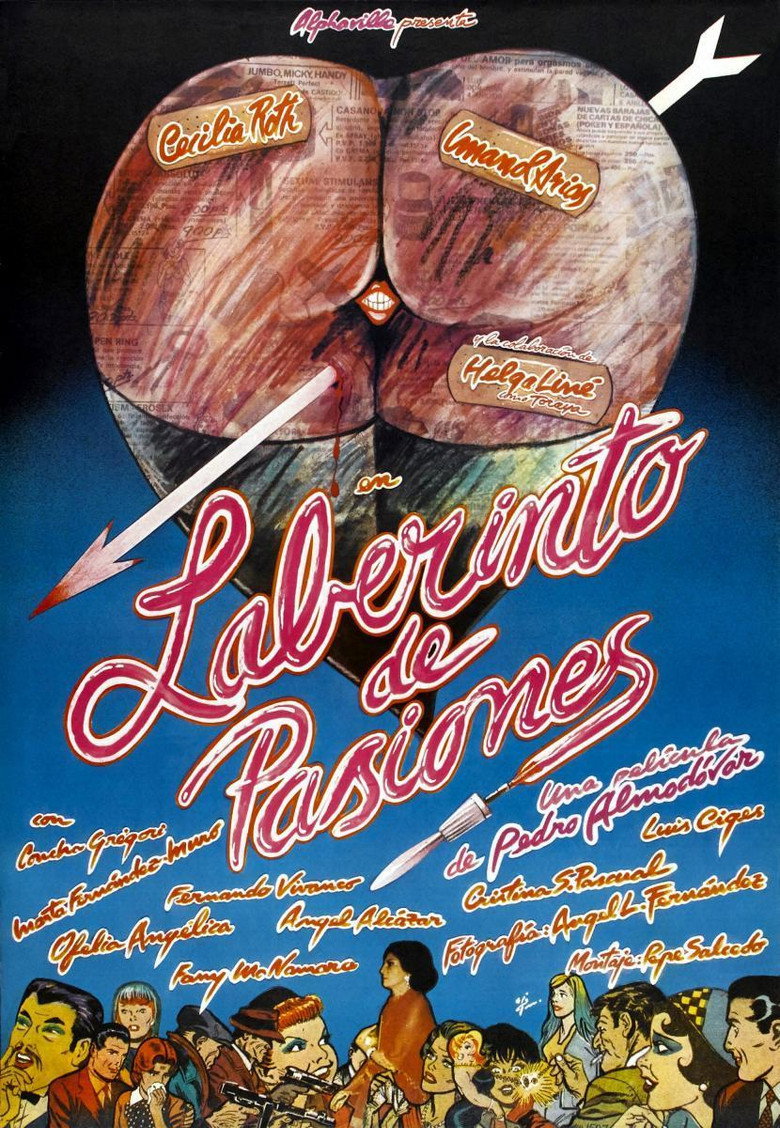 Лабіринт пристрастей / Laberinto de pasiones (1982) TMDB poster