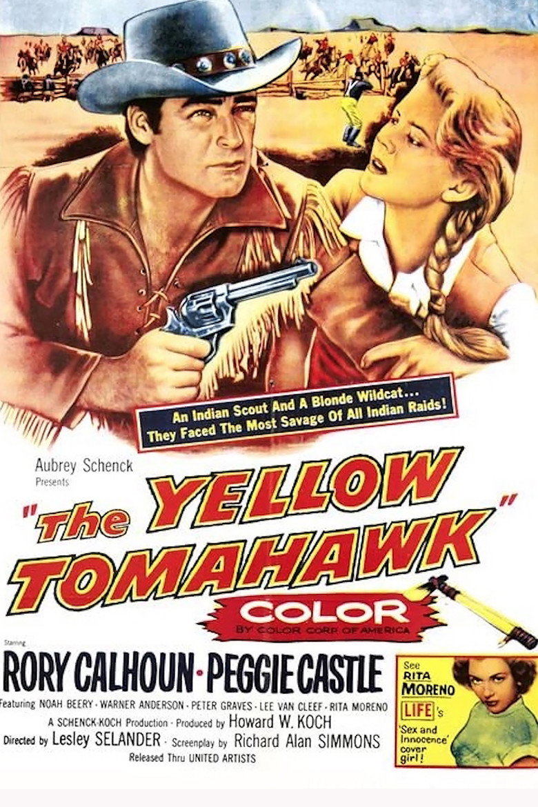 The Yellow Tomahawk (1954) TMDB poster