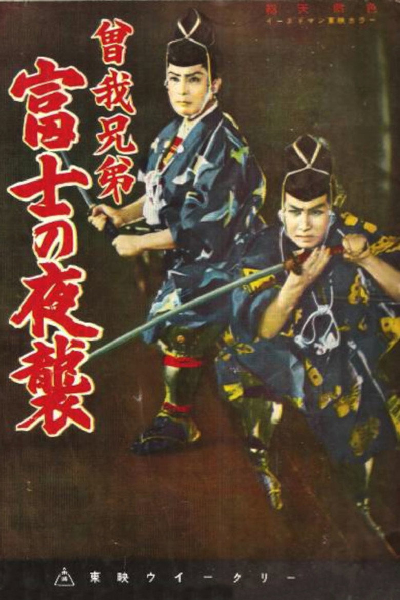 曽我兄弟 富士の夜襲 (1956) TMDB poster