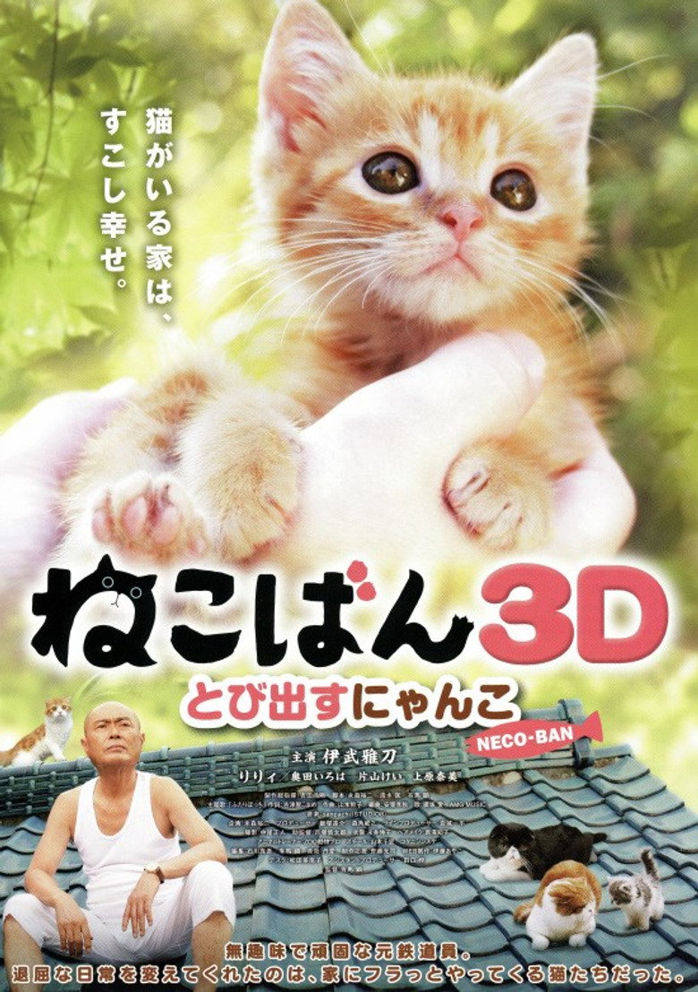 ねこばん３Ｄ　とび出すにゃんこ (2011) TMDB poster