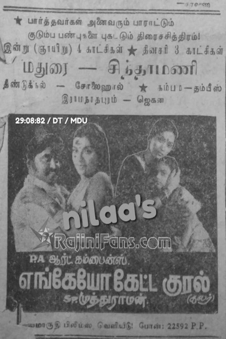 எங்கேயோ கேட்ட குரல் (1982) TMDB poster