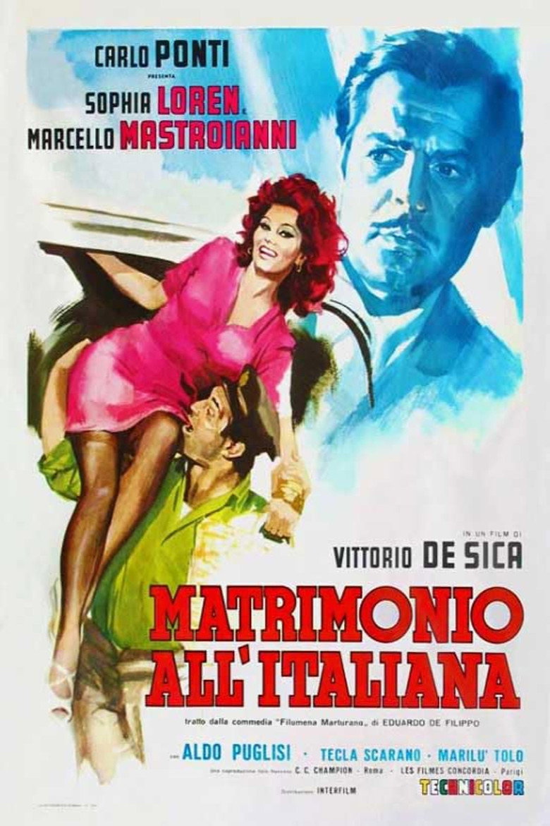 Шлюб по-італійськи / Matrimonio all'italiana (1964) TMDB poster