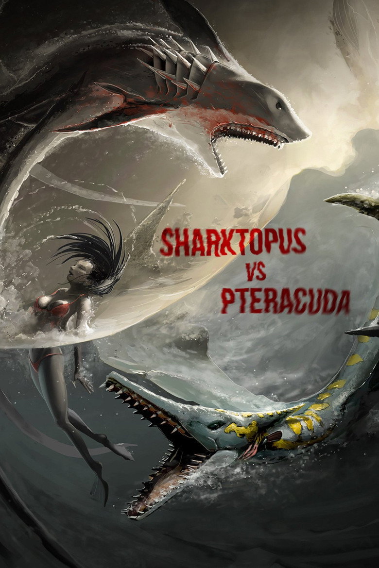 Sharktopus vs. Pteracuda (2014) TMDB poster