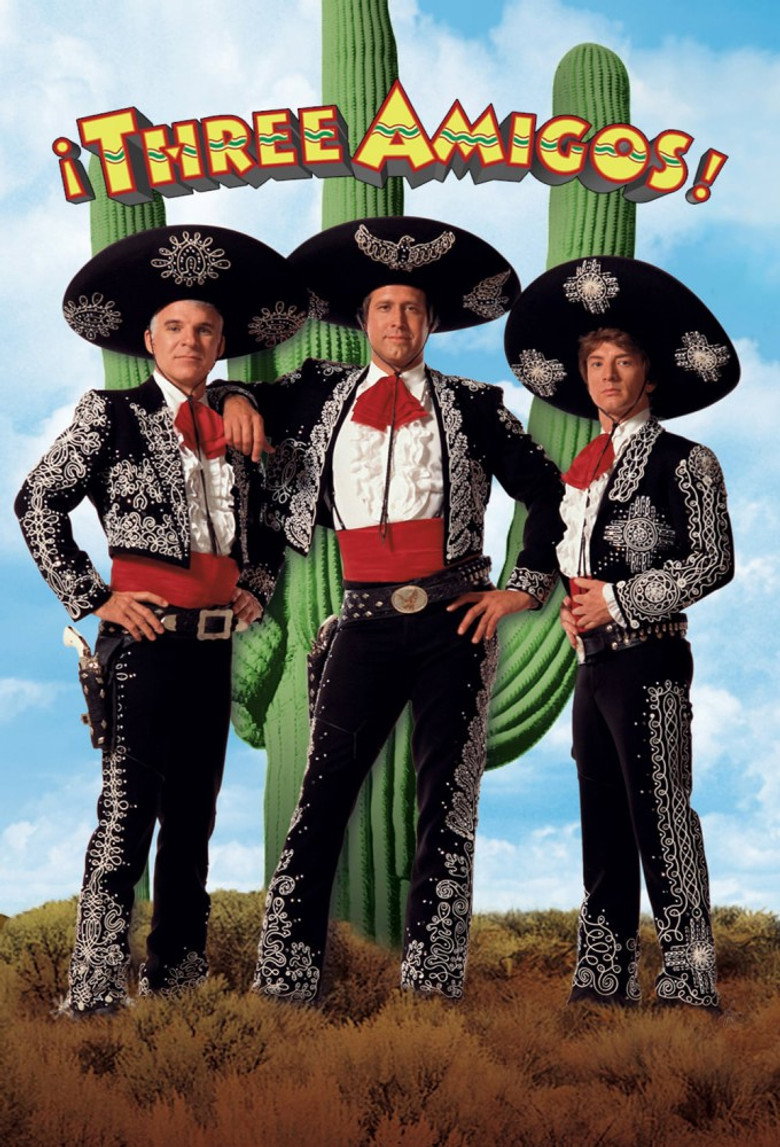 Троє Амігос / ¡Three Amigos! (1986) TMDB poster