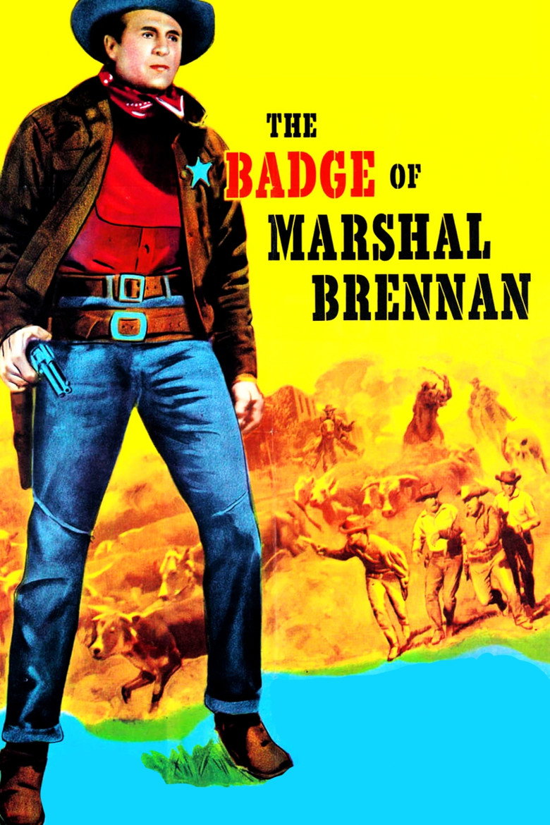 The Badge of Marshal Brennan (1957) TMDB poster
